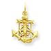 14k Mariners Cross Pendant