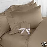 IMAGE OF 3PC- Twin/Twin X- Long 550 Thread Count Duvet Cover Set Solid Taupe