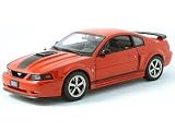 Review AutoArt  / Die-cast Model Ford Mustang Mach 1 (2003) (1:18 scale in Red)
