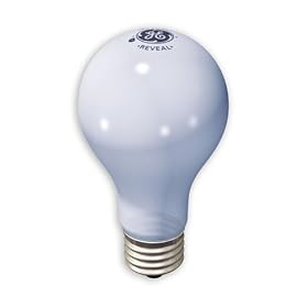 GE Lamps 48688 60-Watt A19 Reveal Bulbs, 4-Pack
