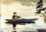 Boating in Adirrondack's Art Poster by Winslow Homer - 14