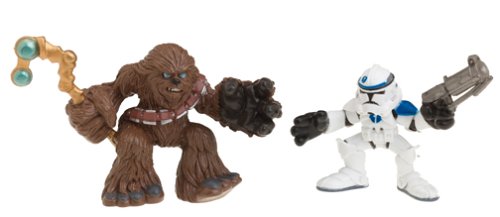 Star Wars Episode 3 Junior Figure 2 Pack Chewbacca & Clone Trooper