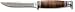 KA-BAR Little Finn Stacked Leather Handle, 7 Inch,Leather Sheath