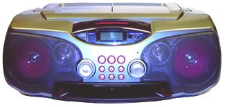 Boom Box Camera   Color Wireless w 2.4GHz Transmitter