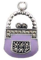 Handbag Enameled Charm by Judith Jack