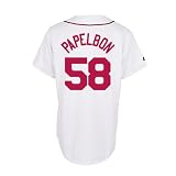Product details for Jonathan Papelbon Boston Red Sox Youth Replica Jersey