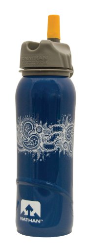 Buy Nathan Stainless Steel 700 mL Flip Straw Bottle (Blue Paisley) online at Discounted New and Used prices. Delivered to your door with Off-The-Bookshelf.