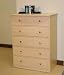 Kitchen: Small picture for 5 Drawer Chest w/ Chestnut Finish
