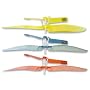 Red, Yellow, & Blue Replacement Main Rotors for Mini Infrared RC Helicopters (1 of each, 3 total)