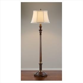 Quinton Court Floor Lamp in Mahogany