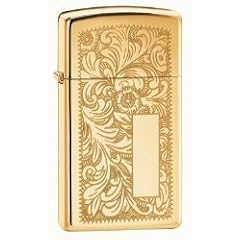 Zippo Feuerzeug Venetian Brass Slim