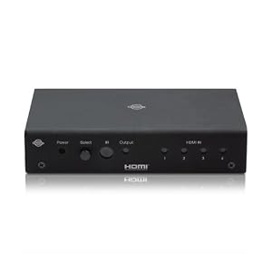 PLANEX 4 Port HDMI Selector HDMI-SW0401 for Playstation 3, X-Box 360 Designed in Japan