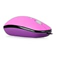 Soyntec® Mouse InpputTM R490 Sweet Violet, Speed Shift (USB, optic, high resolution: 1200 DPI)