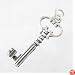 Key Pendant or Charm in Sterling Silver, #8709