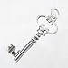Key Pendant or Charm in Sterling Silver, #8709