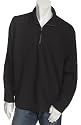 QuikSilver Edition Men's Sausalito French Terry Zip Polo, Black, X Large