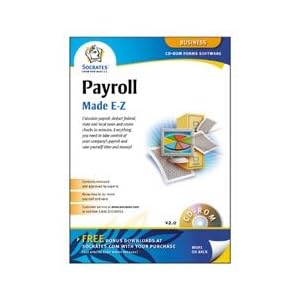 Human Resources Payroll Software for up to 80 Employees - Sold as 1 Each by Socrates