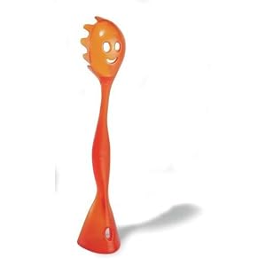 Koziol Design Gina Spaghetti Server, Orange by Koziol