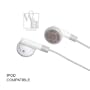 Lux Apple iPod / MP3 Earbud Headphones - White