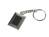 Elegant Silver Tone Keychain Keyring