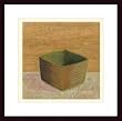 Art Poster Wood Framed Print - Rustic Bowl I - Artist: Alicia Ludwig- Poster Size: 19 X 13