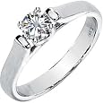 14K Yellow Gold Created Moissanite Anniversary Band Ring