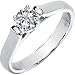 Jewelry : 14K Yellow Gold Created Moissanite Anniversary Band Ring