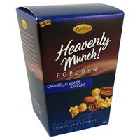 Bartons Heavenly Munch Indulgent Popcorn Dark Chocolate Toffee Almonds - 9 Oz Pack, 6... by BARTONS CANDY.