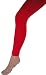  : Adult Red Ankle-Length Leggings Footless Tights Nylon/Spandex OSFM