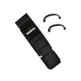 Suunto Wrist-Top Computer Watch Replacement Strap Kit (Vector, Altimax, Mariner, Regatta, and D3; Black Elastic Fabric)
