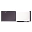 Quartet Precision Workstation Fabric and Dry Erase Combo Bulletin Board, 48 x 18 Inches, Includes Hardware, Tray and Marker, Graphite Finish Frame (WC4818)