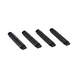 TRUSCO(トラスコ) プラ棚用 脚のみ4本セット 高さ372mm用 黒 TPT372KBK