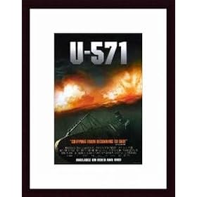 U-571, Art Poster with Wood Frame, poster size: 11" x 17"