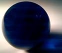 130MM Deep Sapphire Blue Crystal Ball