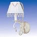 1 Wall Light With Vienna Ivory Finish