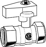 3/4" Gas Ball Valve