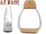 Heavy Duty Polished Aluminum Stirrups Flat Bottom 2