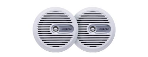 Alpine SPS-M600 6.5 Coaxial 2-Way Marine Speaker Set