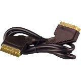 Gold Scart Plug To Scart Plug (Blister Packed) (2 pack)