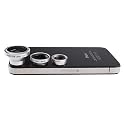 3 in 1 Camera Lens Kit for Apple iPhone 4 iPad (Fish Eye Lens, Wide Angle + Micro Lens)