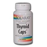 Solaray - Thyroid Caps, 60 capsules