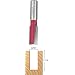 Freud 12-134 9/16-Inch Diameter by 1-1/4-Inch Double Flute Straight Router Bit with 1/2-Inch Shank