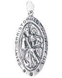 Large Oval Saint Christopher Charm