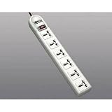 TRIPP LITE SUPER6OMNI Surge Strip 250V German/fr Plug 6 Universal Outlets 6FT Cord 750J
