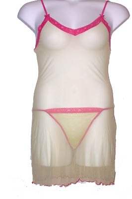 Two Piece Nightie Set - Plus Size Images