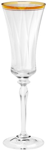 Mikasa Jamestown Gold Flute Champagne