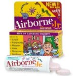 Airborne Effervescent Health Formula Tablets, Jr. Grape, 10-Count Tubes (Pack of 3)