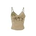 Women's Camouflage Two-Tone Spaghetti Strap Tank Top