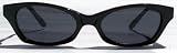 Porn Star Optics TEASER Pearl Black Sunglasses with Smoke Polycarbonate Lenses