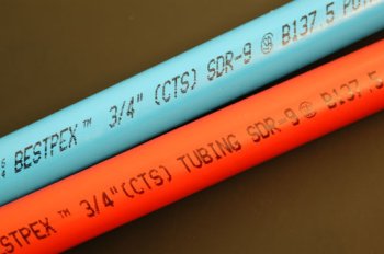 PEX Tubing PART# 41265 3/4 X 5 BEST PEX RED 313AYJ130QL PEX Tubing PART# 41265 3/4 X 5 BEST PEX RED